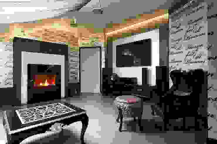 AGRAFFE design Salas multimedia de estilo clásico