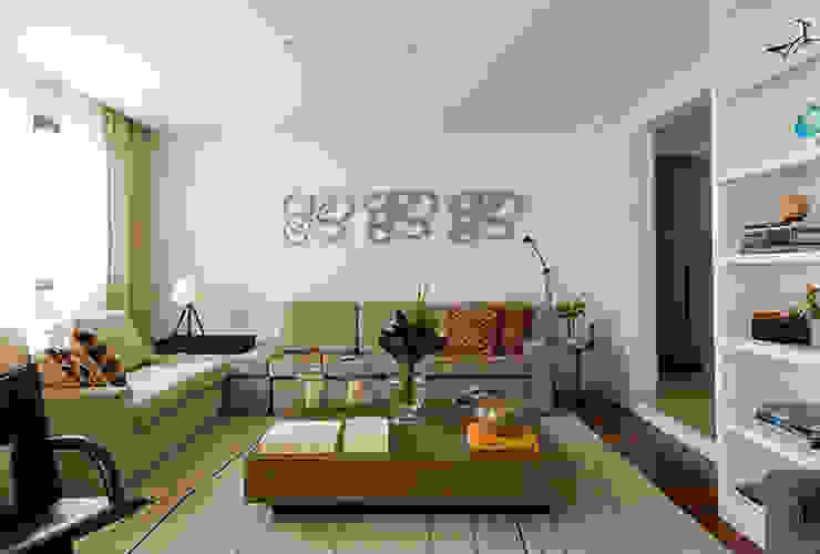 Apartamento Itaim Marcella Loeb Salas de estar modernas