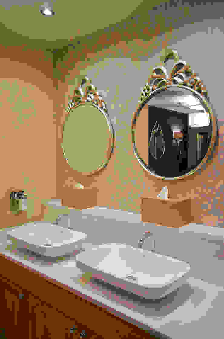 Horsley Lodge Washroom Refurbishment - Ladies Powder Room Rachel McLane Ltd 商業空間 ホテル