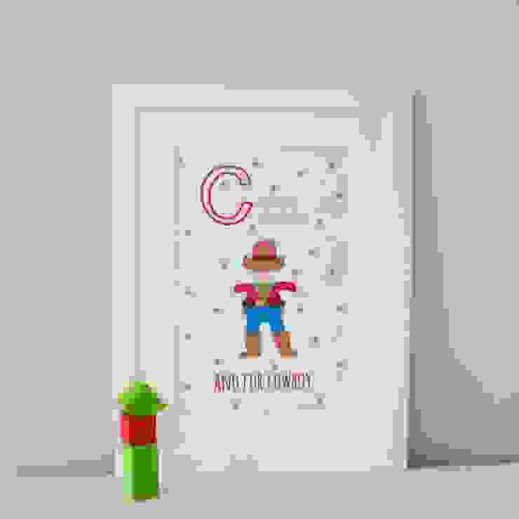 C is for Cowboy :: Personalised Print Hope & Rainbows Nursery/kid's roomAccessories & decoration