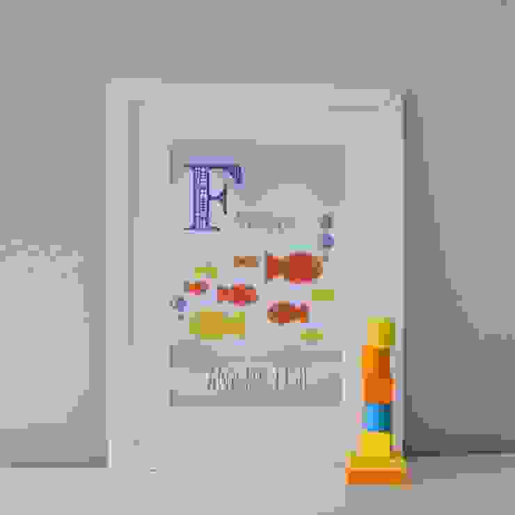 F is for Fish :: Personalised Print Hope & Rainbows Nursery/kid's roomAccessories & decoration