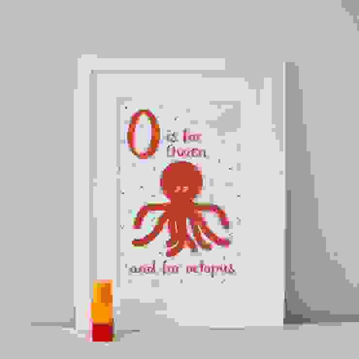 O is for Octopus :: Personalised Print Hope & Rainbows Nursery/kid's roomAccessories & decoration