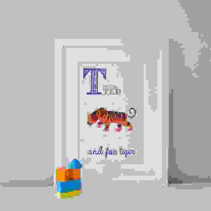 T is for Tiger :: Personalised Print Hope & Rainbows Nursery/kid's roomAccessories & decoration