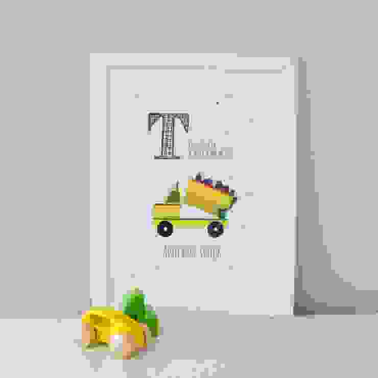 T is for Truck :: Personalised Print Hope & Rainbows Nursery/kid's roomAccessories & decoration