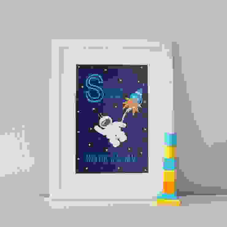 S is for Spaceman :: Personalised Print Hope & Rainbows Nursery/kid's roomAccessories & decoration