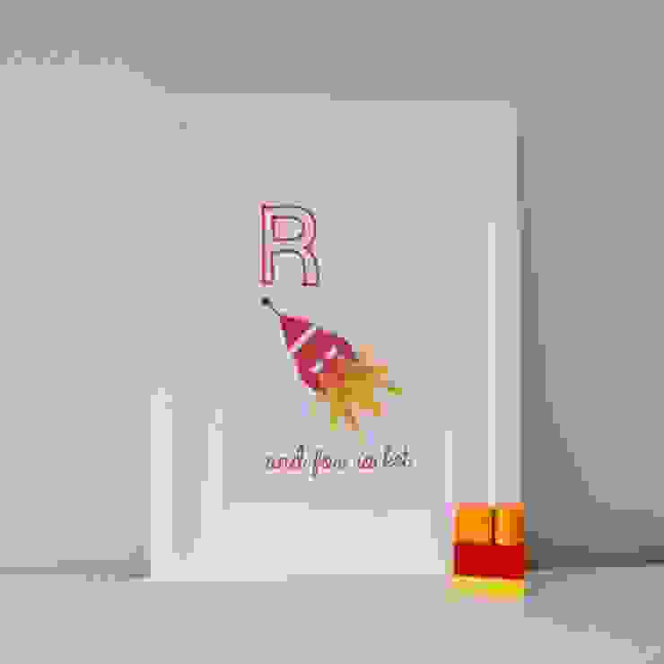 R is for Rocket :: Personalised Print Hope & Rainbows Nursery/kid's roomAccessories & decoration