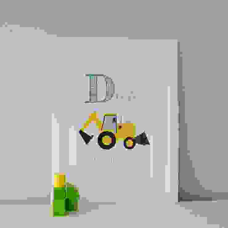 D is for Digger :: Personalised Print Hope & Rainbows Nursery/kid's roomAccessories & decoration