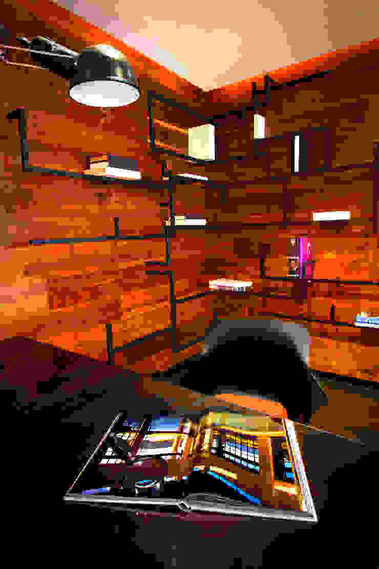 Concepto Taller de Arquitectura Oficinas y bibliotecas de estilo moderno