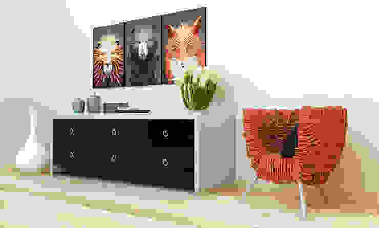 Interior Rendering, SolidART Digital Architecture SolidART Digital Architecture Moderner Flur, Diele & Treppenhaus