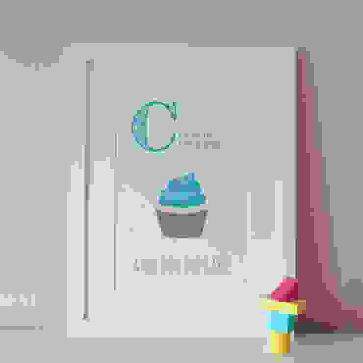 C is for Cupcake :: Personalised Print Hope & Rainbows Nursery/kid's roomAccessories & decoration