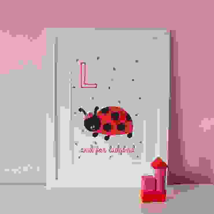 L is for Ladybird :: Personalised Print Hope & Rainbows Nursery/kid's roomAccessories & decoration