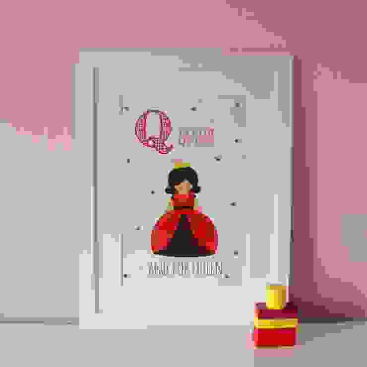 Q is for Queen :: Personalised Print Hope & Rainbows Nursery/kid's roomAccessories & decoration