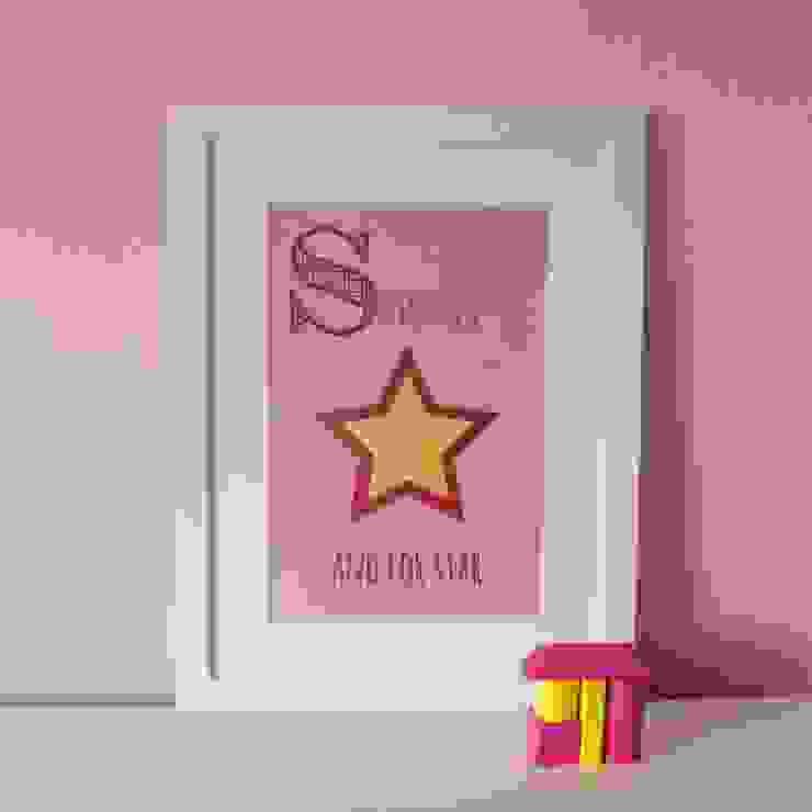 S is for Star :: Personalised Print Hope & Rainbows Nursery/kid's roomAccessories & decoration