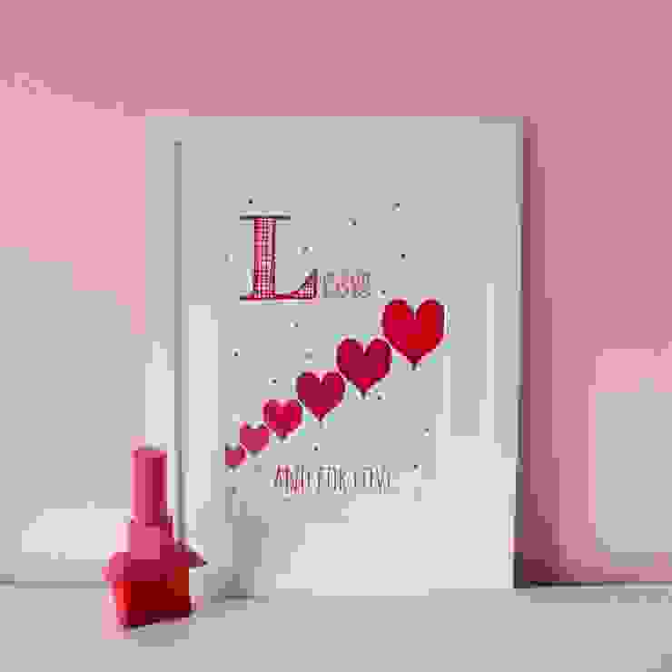L is for Love :: Personalised Print Hope & Rainbows Nursery/kid's roomAccessories & decoration