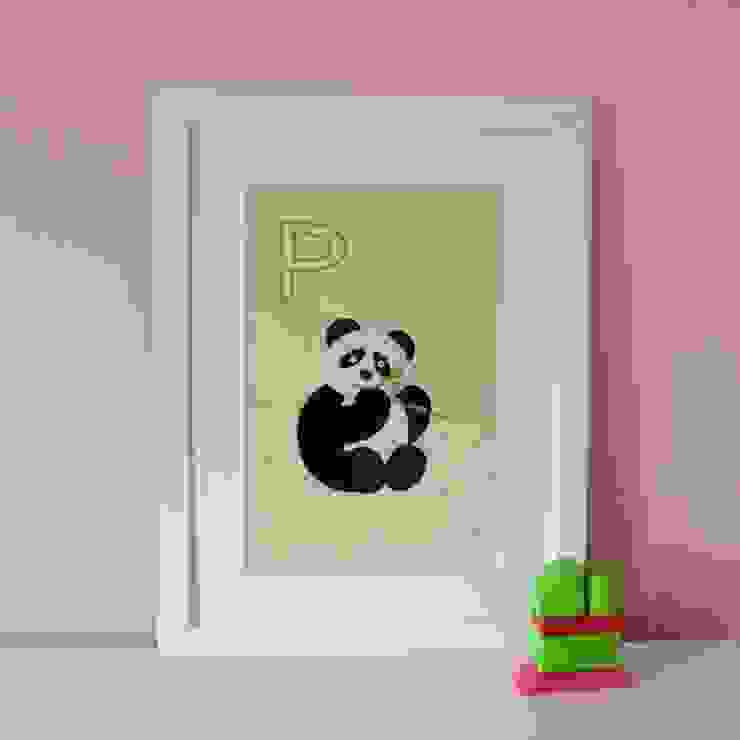 P is for Panda :: Personalised Print Hope & Rainbows Nursery/kid's roomAccessories & decoration