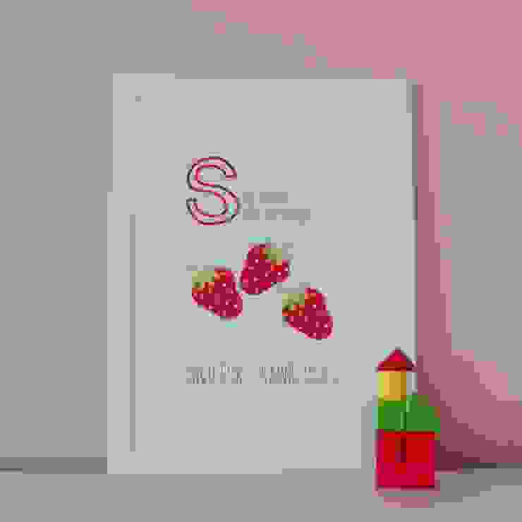 S is for Strawberries :: Personalised Print Hope & Rainbows Nursery/kid's roomAccessories & decoration