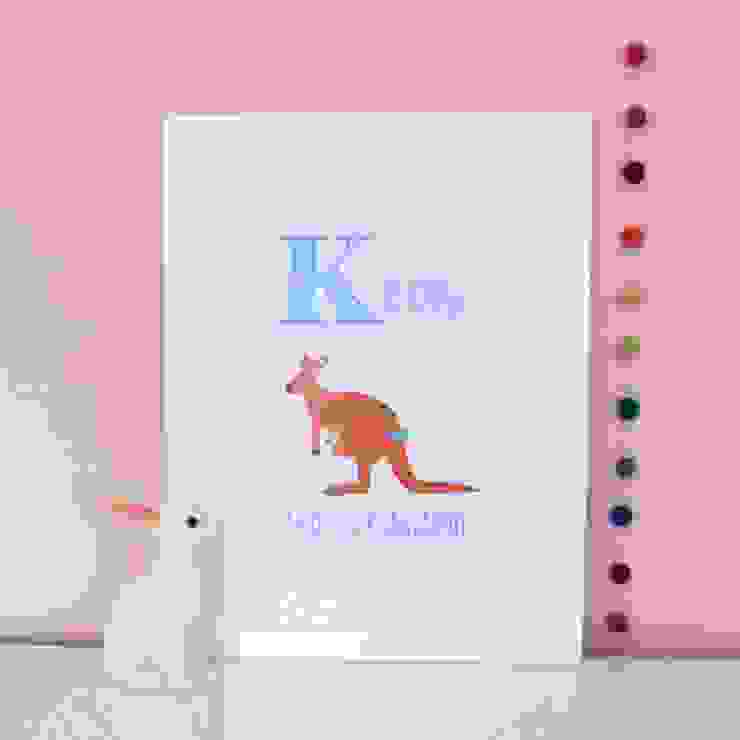 K is for Kangaroo :: Personalised Print Hope & Rainbows Nursery/kid's roomAccessories & decoration