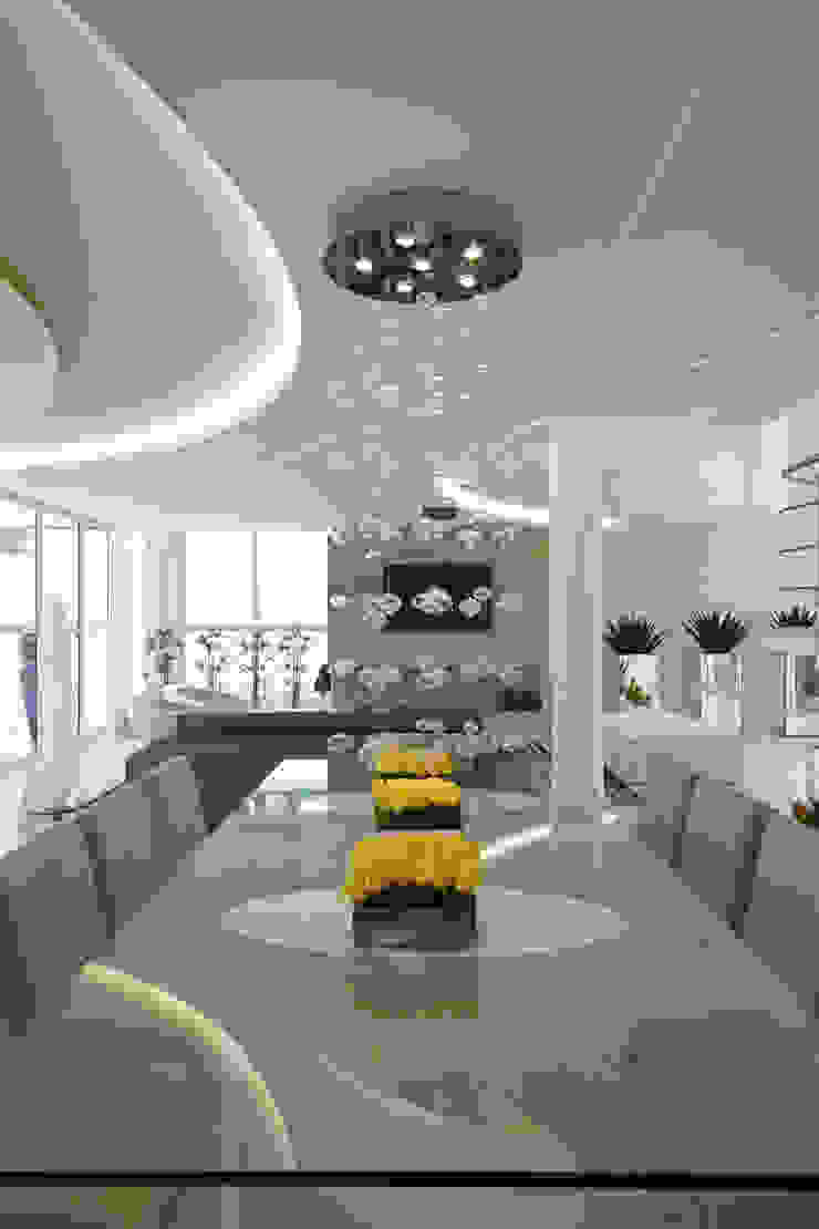 Casa da Serra Arquiteto Aquiles Nícolas Kílaris Salas de jantar modernas