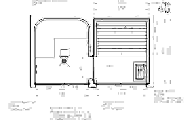 The plan Steam and Sauna Innovation Moderner Spa