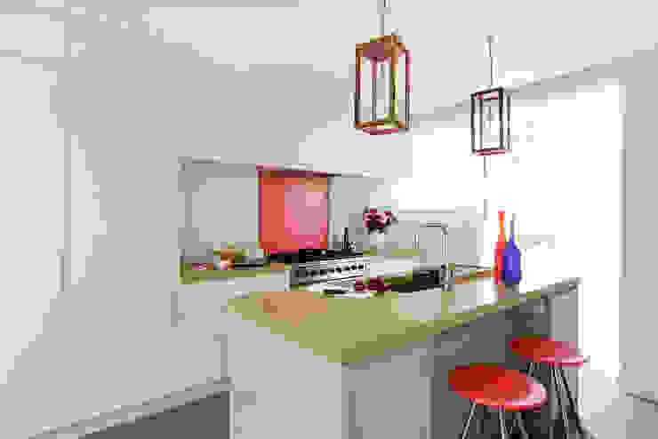 Open-Plan Kitchen/Living Room, Ladbroke Walk, London , Cue & Co of London Cue & Co of London Dapur Modern