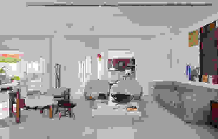 Arquitetura Residencial | Casa de luxo na Barra da Tijuca Leila Dionizios Arquitetura e Luminotécnica Salas de estar modernas