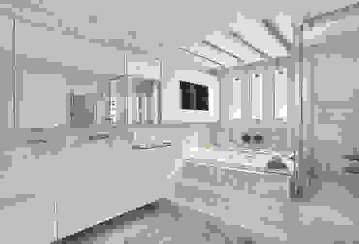 Arquitetura Residencial | Casa de luxo na Barra da Tijuca Leila Dionizios Arquitetura e Luminotécnica Banheiros modernos