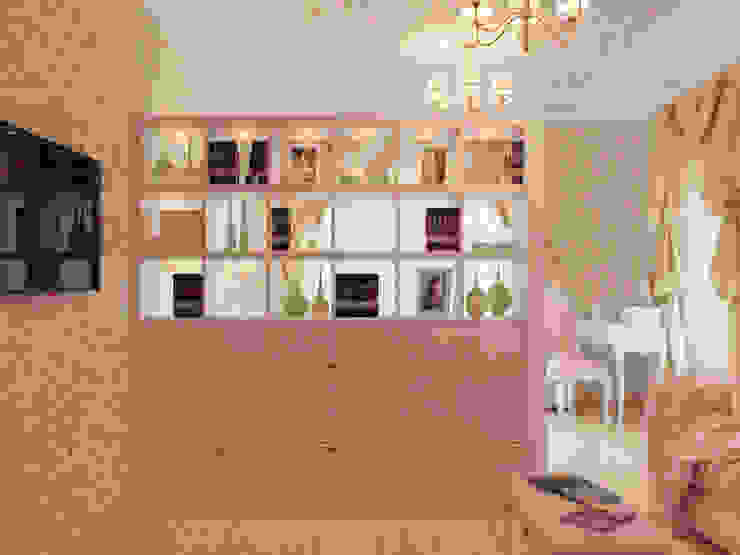 Квартира для девушки в ЖК "Аврора", Студия дизайна интерьера Маши Марченко Студия дизайна интерьера Маши Марченко Living room