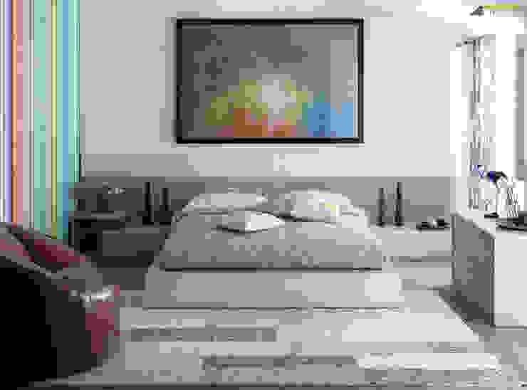 Colore e relax - Camera matrimoniale Arienti Design Camera da letto moderna