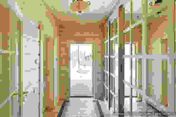 Honka, загородный дом для семьи из 6 человек, Ольга Кулекина - New Interior Ольга Кулекина - New Interior Коридор, прихожая и лестница в скандинавском стиле