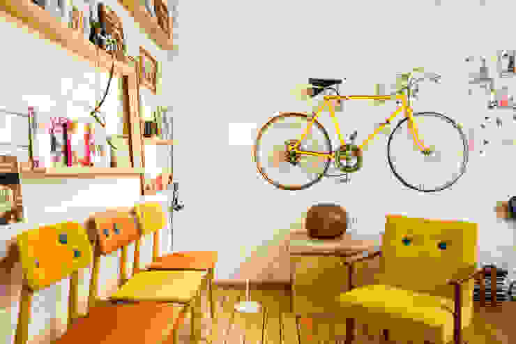 Raummission Loft Raummission Moderne Arbeitszimmer Holz Mehrfarbig