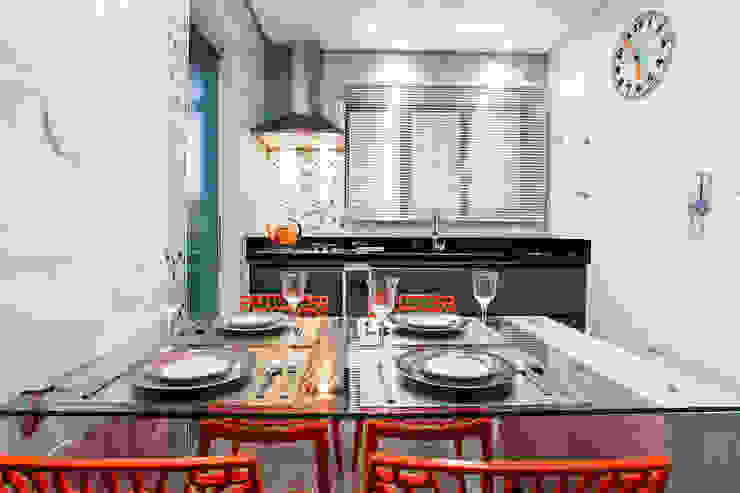 Apartamento Chácara Klabin (SP), Amanda Pinheiro Design de interiores Amanda Pinheiro Design de interiores Modern Kitchen