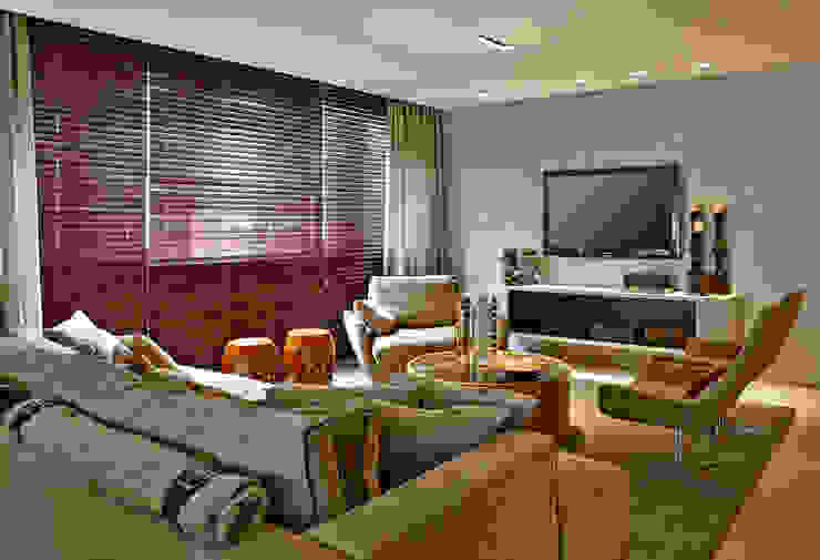 Salas de estar modernas por Gláucia Britto Moderno