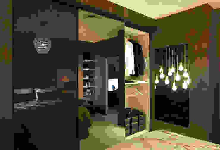 Ultra gloss chocolate bedroom suite Urban Myth Moderne Schlafzimmer