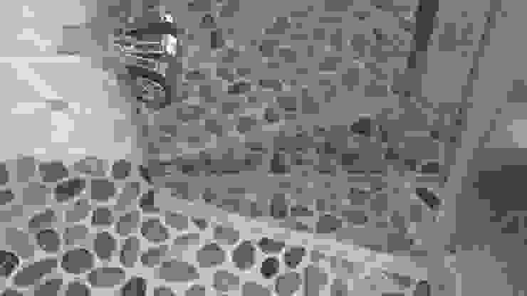 Massage für die Füße - Duschbereich aus Kieselsteinen | homify