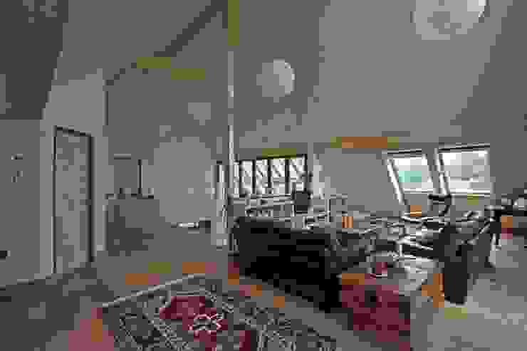 Featherbrook House PKA Architects Ltd Salones de estilo moderno