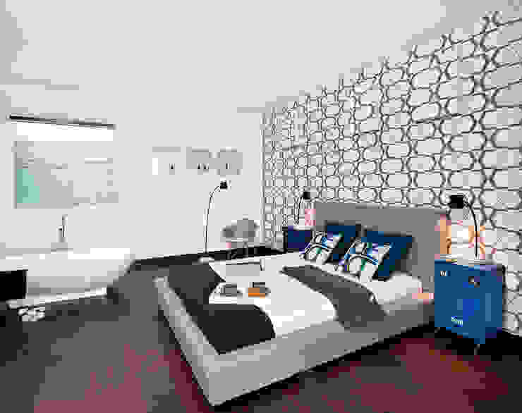Industrialny Loft , justyna smolec architektura & design justyna smolec architektura & design Moderne Schlafzimmer