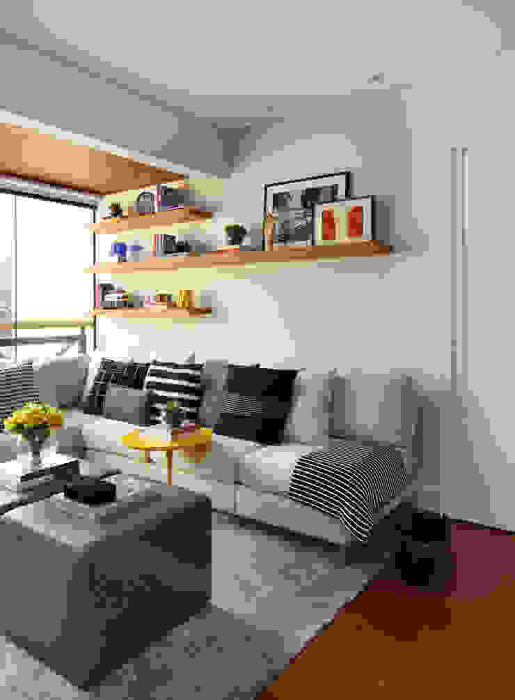 Apartamento R|C, Now Arquitetura e Interiores Now Arquitetura e Interiores Modern living room