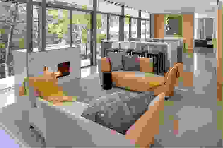 Weston Residence Specht Architects Salas de estar modernas