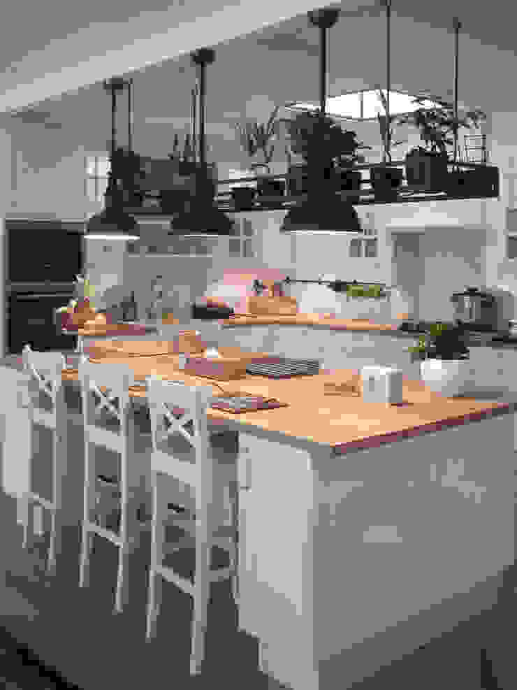 Apartament Warszawa , 3deko 3deko Modern kitchen