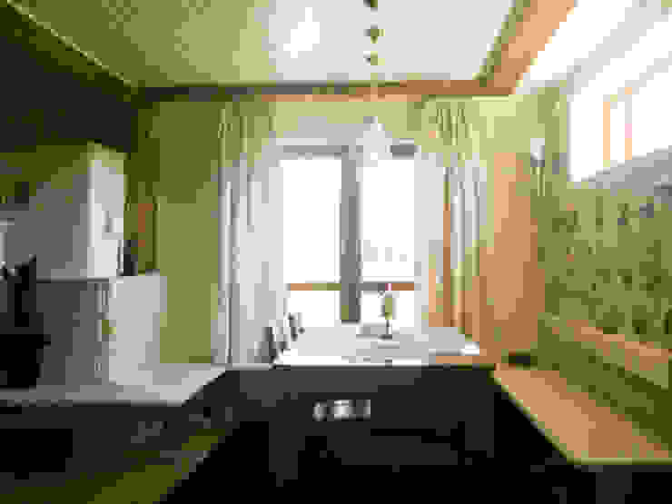 Rustic style dining room by DF Interior Rustic