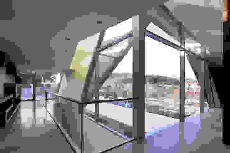 Guesthouse Rivendell KWAK, HEESOO [IDMM Architects] 모던스타일 복도, 현관 & 계단