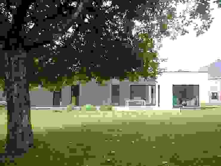 Maison de plain-pied en Black & White, atelier 742 atelier 742 Maisons modernes