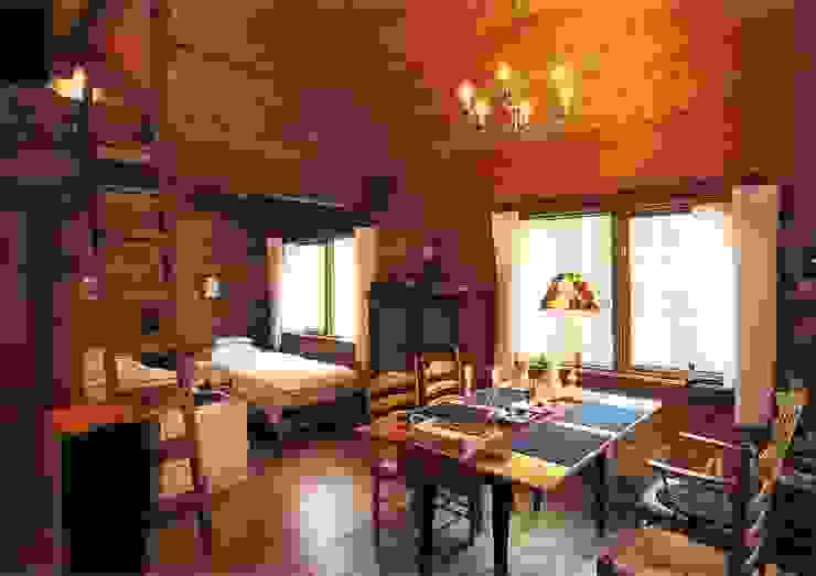 Small Cottage at Mt.Yatsugatake, Japan, Cottage Style / コテージスタイル Cottage Style / コテージスタイル Salas / recibidores
