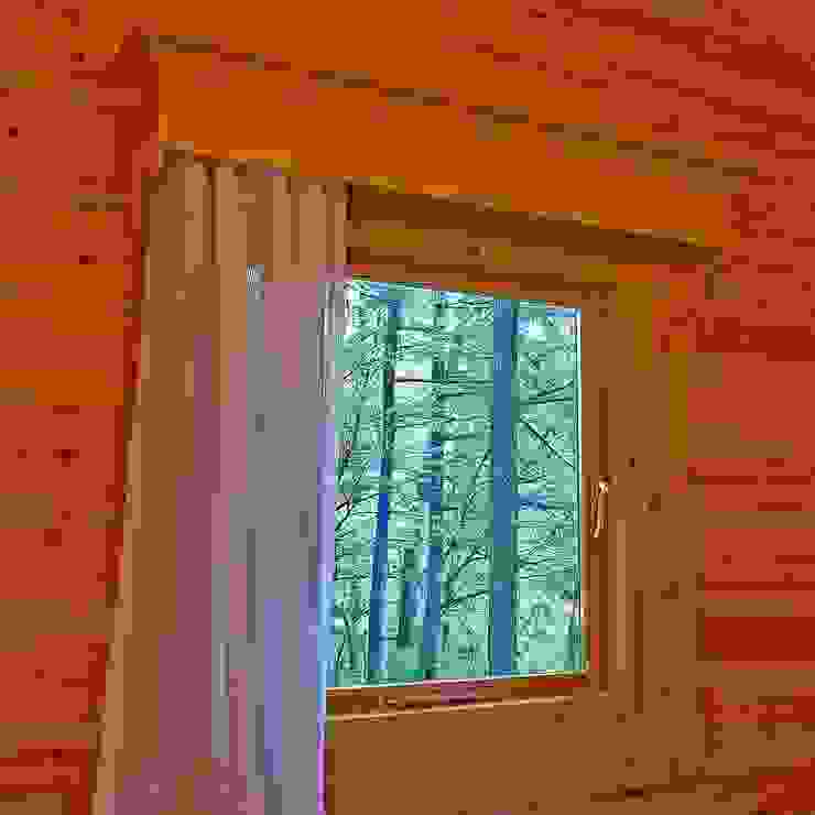 Bird House Lodge in Woods, Japan Cottage Style / コテージスタイル Living room Wood Wood effect