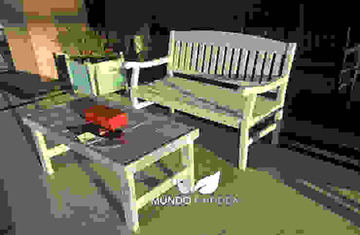 Mundo Garden OgródMeble ogrodowe Lite drewno Biały