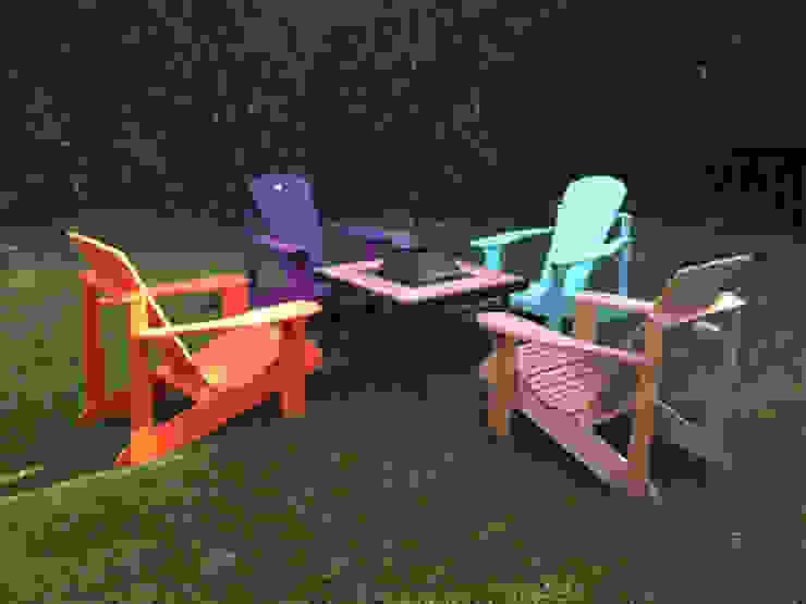 Mundo Garden Balkon, weranda i tarasMeble Żelazo/Stal O efekcie drewna