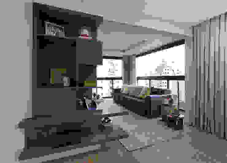 MANDRIL ARQUITETURA E INTERIORES Modern living room
