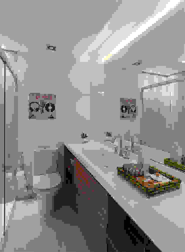 MANDRIL ARQUITETURA E INTERIORES Modern bathroom