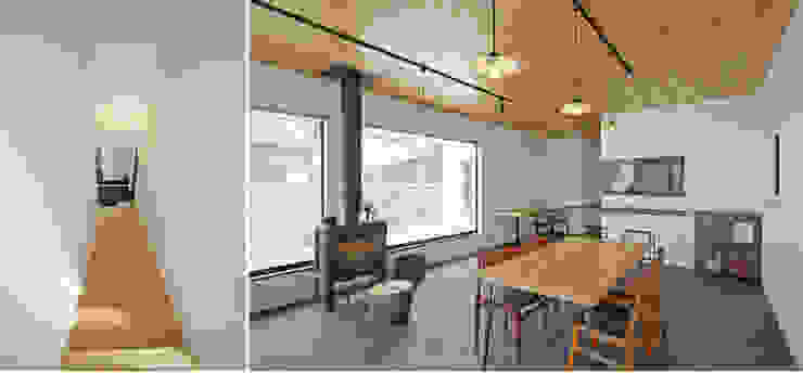 土間リビングでくつろぐ オーシャンビューの家 Homify 土間リビングでくつろぐ オーシャンビューの家 Homify
