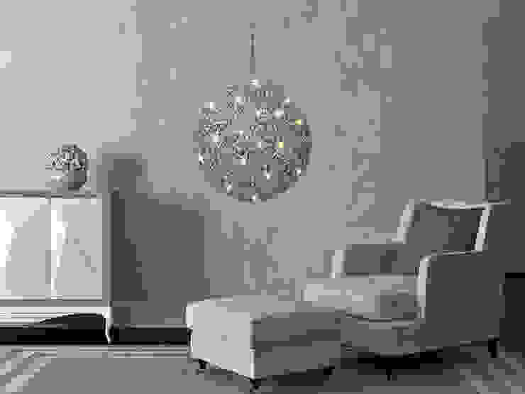 Germamium LED Wallpaper Chandelier - Roomset Meystyle モダンデザインの リビング